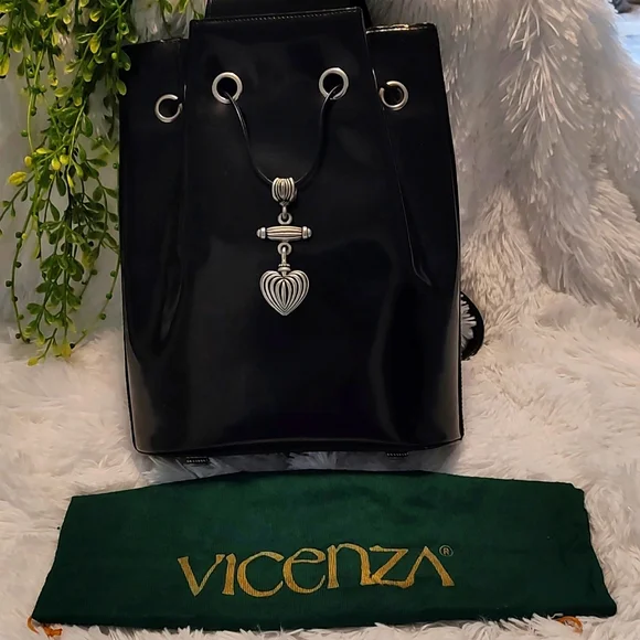Vicenza | Bags | Vintage 993 Vicenza Patten Leather Sling 